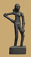 The "dancing girl of Mohenjo Daro", 3rd millenium BCE (replica)