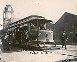 A Key West street car on Greene Street in 1904