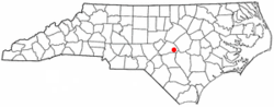 Location of Grady, North Carolina