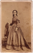 Olive Oatman, carte de visite, c. 1863