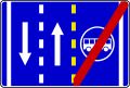 III-70 End of lane for buses