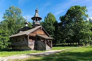 Часовня XVIII века из деревни Кашира Маловишерского района