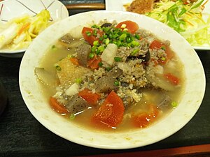 Stir-fried Crucian carp with rice, Japan