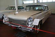 1958 Continental Mark III Landau hardtop sedan with "breezeway" window. This particular car was owned by the Lao royal family.