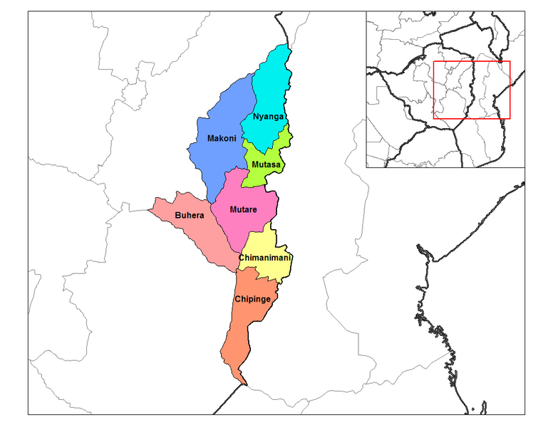 Файл:Manicaland districts.png