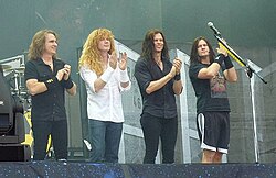 Megadeth после концерта в 2010 году