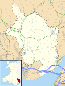 Maindiff Court Hospital is located in Monmouthshire