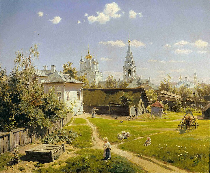 Файл:Moscow Courtyard (Polenov, 1878).jpg