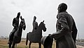 Herzl meets the Emperor of Germany, 2011 Bronze Mikve Israel