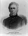 Zachary Taylor, top general in the Mexican War; his victories took him to the White House in 1848