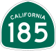 State Route 185 and State Route 77 marker