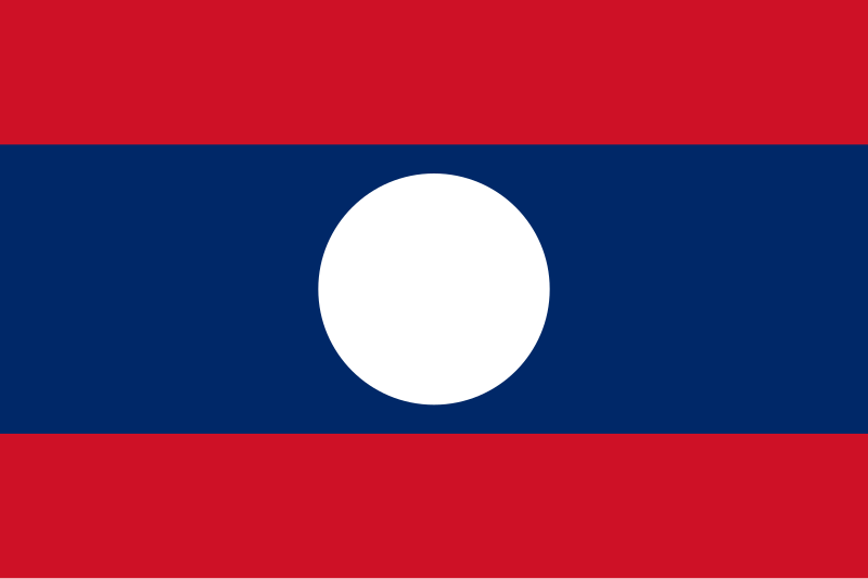 Archivo:Flag of Laos.svg