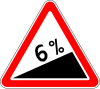 Steep ascent