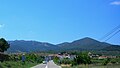 Sierra de Algairén towering behind Almonacid de la Sierra