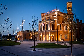 Wrocław Główny railway station is a major railway hub in the region