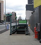 Typical entrance to an underground station