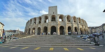 Arena of Arles looking south