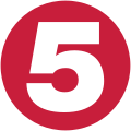 The fourth Channel 5 logo used from 14 February 2011 to 11 February 2016.