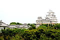 Himeji castle as seen from the princess quarters