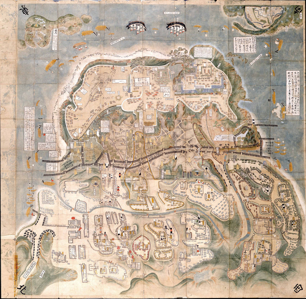 Archivo:Shimabara-Battle-Map-c17th-century.png