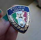 The Italian Local Police coat of arms