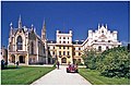 Chateau in Lednice,contains a palace and the largest park in the country