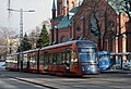 Image 34Škoda Artic light rail train near the cathedral in Tampere, Finland (from Train)