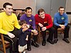 Original members of The Wiggles, 2004