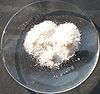 White powder on a plate