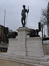 Francis Derwent Wood's Machine Gun Corps Memorial World War I memorials in London, England