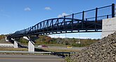 Pedestrian crossing, Digby, Nova Scotia