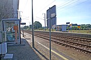 Station platforms and shelters in 2010.