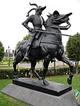 Estatua ecuestre de Francisco Pizarro en Lima