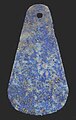 Lapis lazuli pendant from Mesopotamia (Circa 2900 BC).