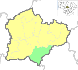 Location of Pelėdnagiai Eldership