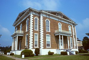 Pickens County Courthouse in Carrollton, Alabama