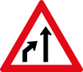 Right lane Ends