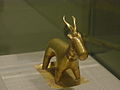 Gold ibex - the only gold object found as of 2007 (camera image)