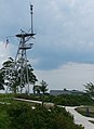 Mainmast and bridge shield of USS Portland (CA-33)