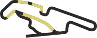 World RX layout of Yas Marina Circuit, used in 2019