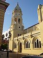 The belltower of the San Francisco de Asis Church.