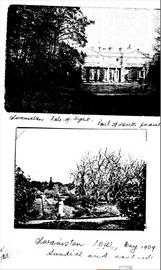 Gardens at Swainston 1909