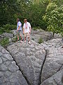 One of many unusual rock formations at Horse Pens 40.