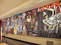 José Orozco, Section, Dartmouth mural (1932–1934)