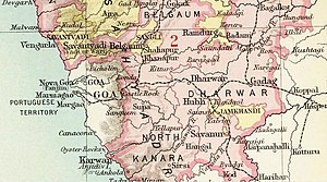 Княжество Сангли в Imperial Gazetteer of India