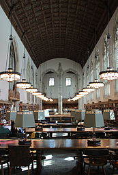 The Starr Reading Room in Sterling Library