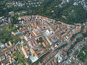 Aerial view of Gornji grad