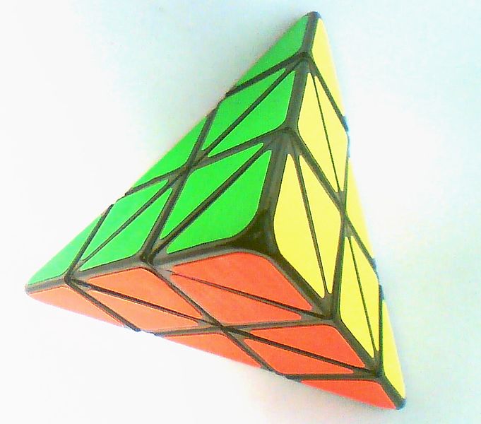 File:Combination Puzzle Tetrahedron Rubik.jpg