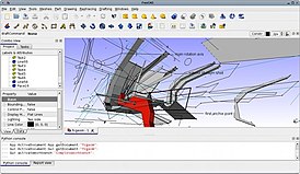 Скриншот программы FreeCAD