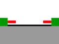 Image 251Cross-sectional diagram of the parallel direction curbs of the bus lane in Essen, Germany (from Guided bus)